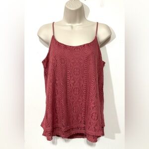 Maurice’s tank top maroon L